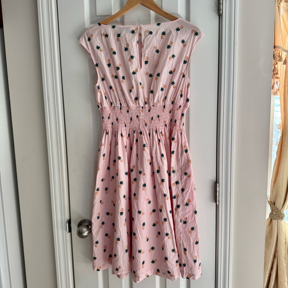 Kate Spade Blaire Pink Pineapple Print Dress - Picture 6 of 9